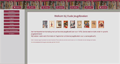 Desktop Screenshot of oudejeugdboeken.nl