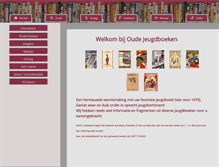 Tablet Screenshot of oudejeugdboeken.nl